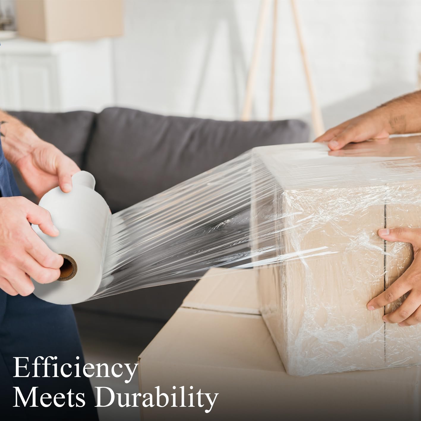 Premium Stretch Wrap for Moving & Packing - 2 Pack 5
