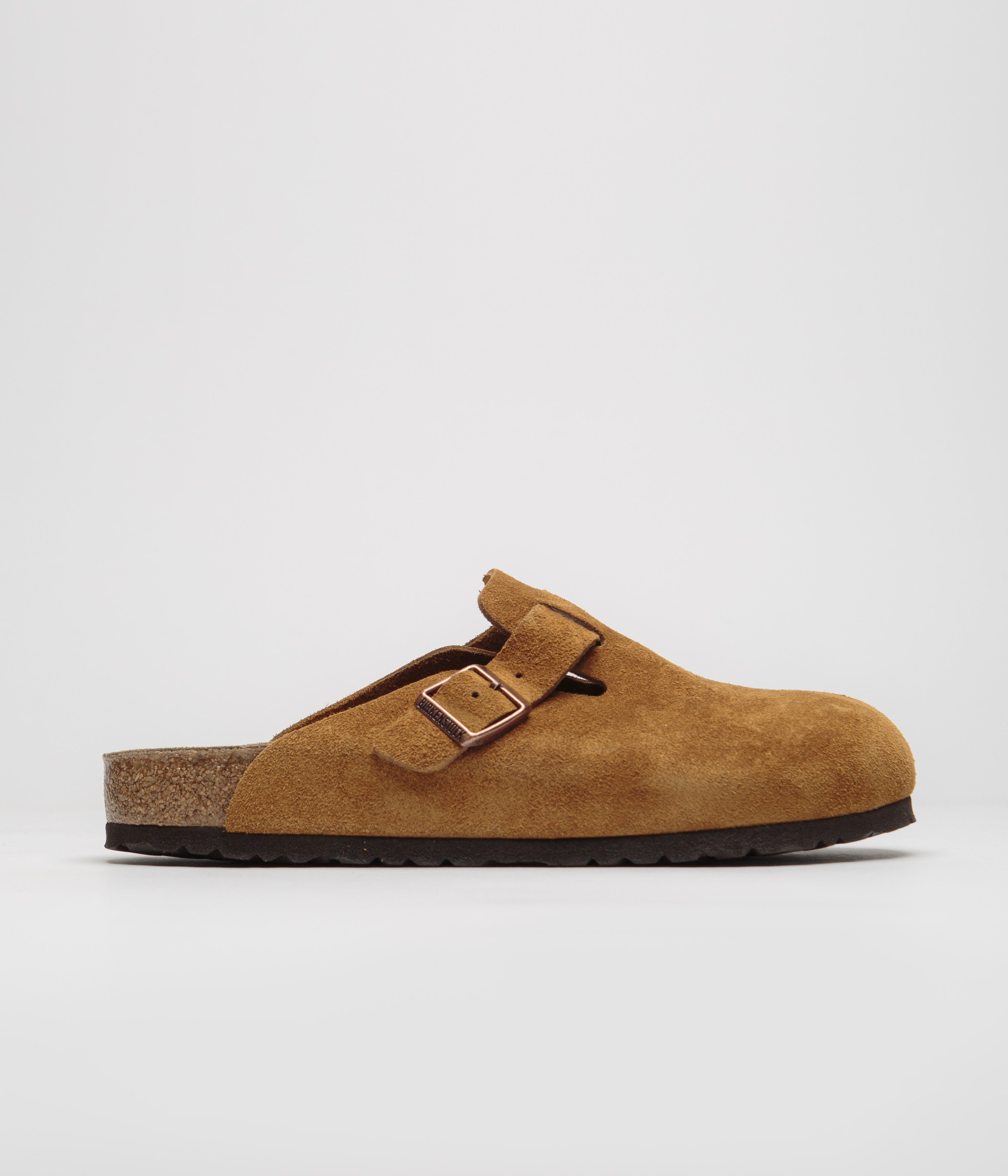 Birkenstock Boston Soft Footbed Clogs for Men & Women - Comfortable Mink Suede Sandals for Home, Office & Casual Wear