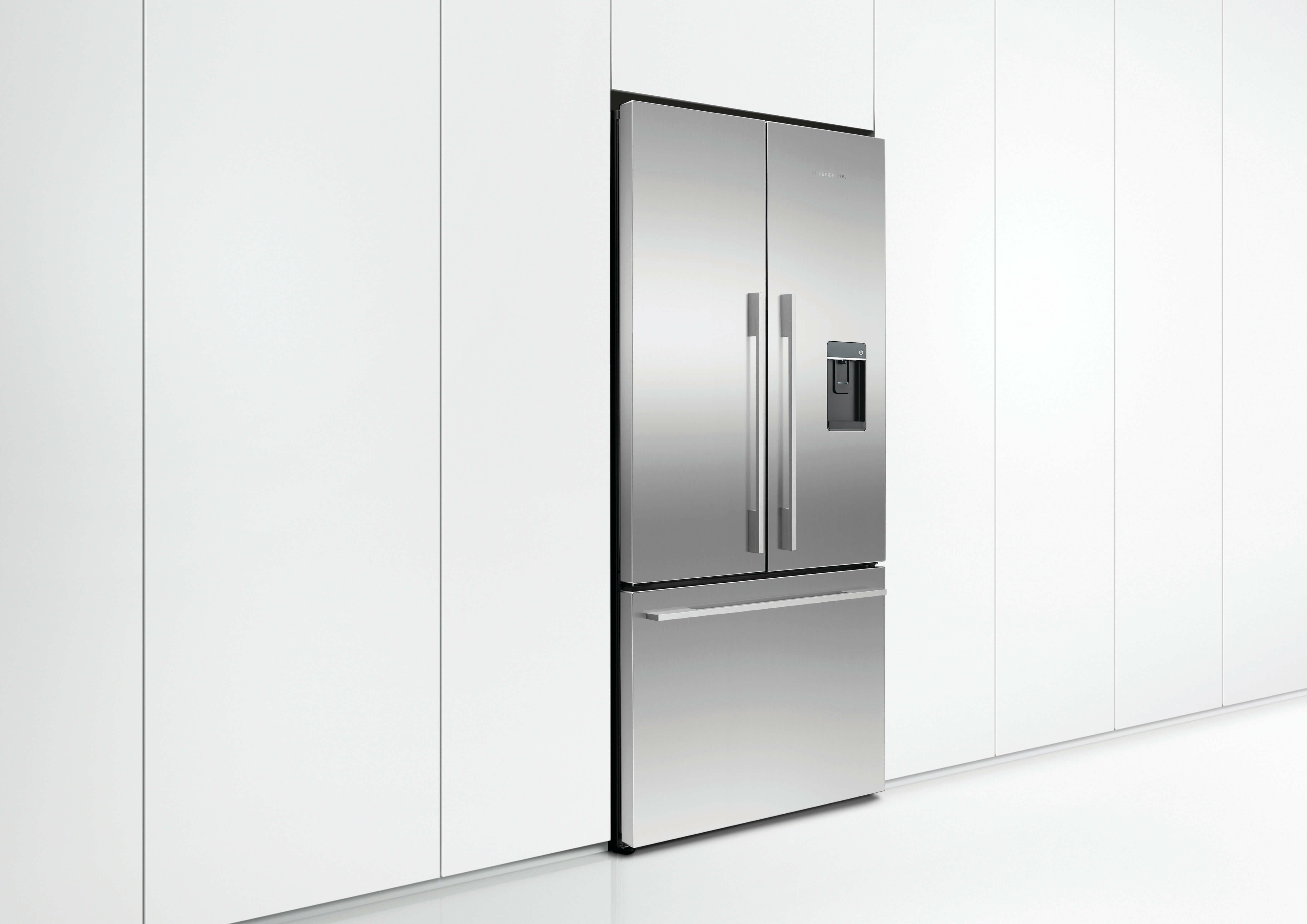 Fisher & Paykel 569L ActiveSmart French Door Refrigerator RF610ADUX5 - Energy Efficient Large Capacity Fridge for Modern Kitchens & Open Plan Living Spaces