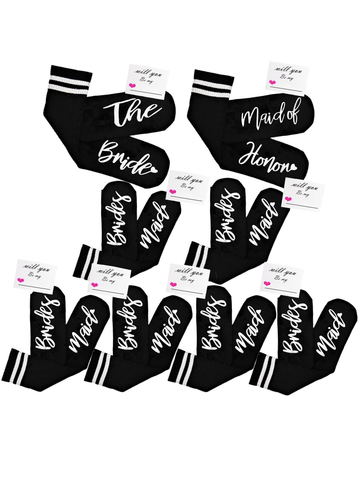 Bridesmaid Gifts - Fuzzy Socks for Bachelorette Party & Wedding Favors - Cozy & Cute
