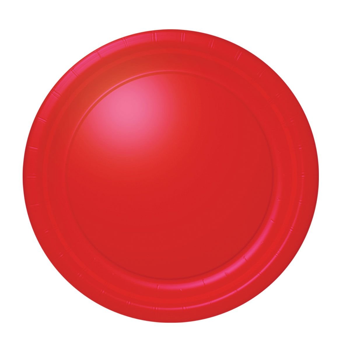 20-Pack Elegant Red Dessert Plates - Perfect for Parties, Weddings & Holiday Celebrations - Durable & Stylish Tableware for Cake, Cookies & Sweet Treats