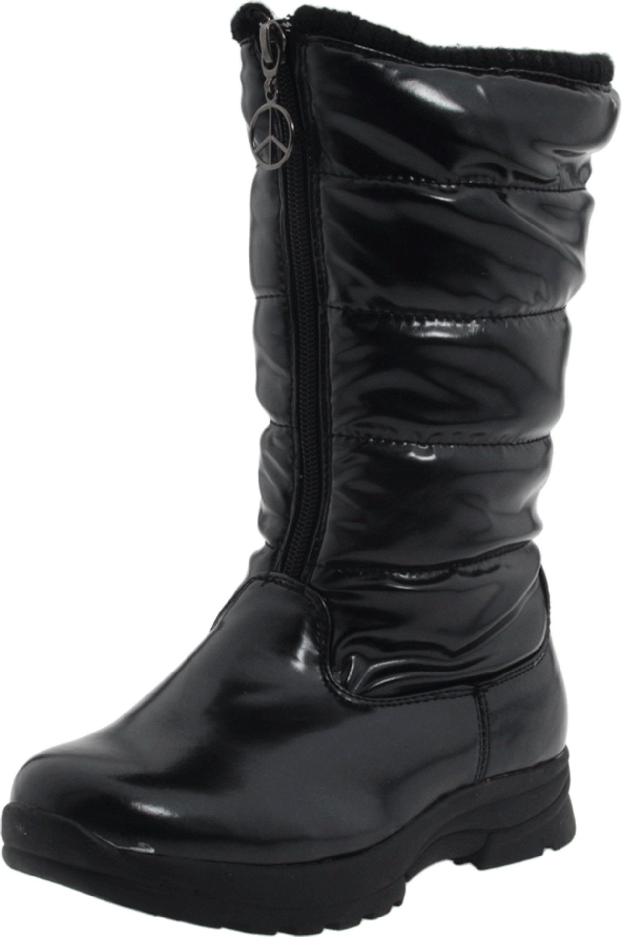 Tundra Puffy Boots for Kids - Waterproof Winter Snow Boots for Boys & Girls - Warm Insulated Cold Weather Boots for Outdoor Play & Snow Activities
