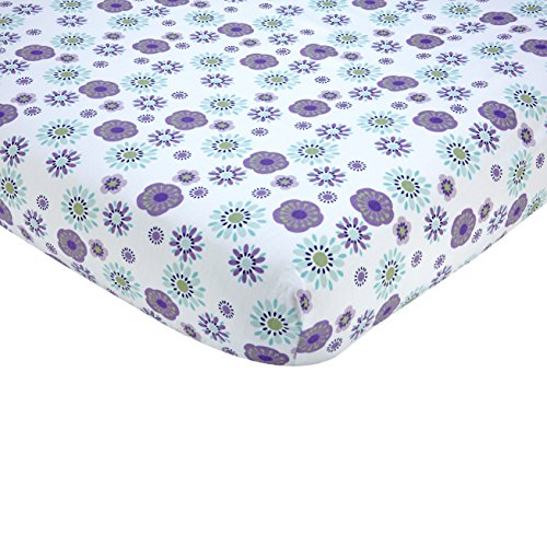 Carters Zoo Crib Sheet - Soft Baby Crib Fitted Sheet with Adorable Animal Prints, 100% Cotton, Breathable & Hypoallergenic - Perfect for Nursery, Daycare & Gift Registry