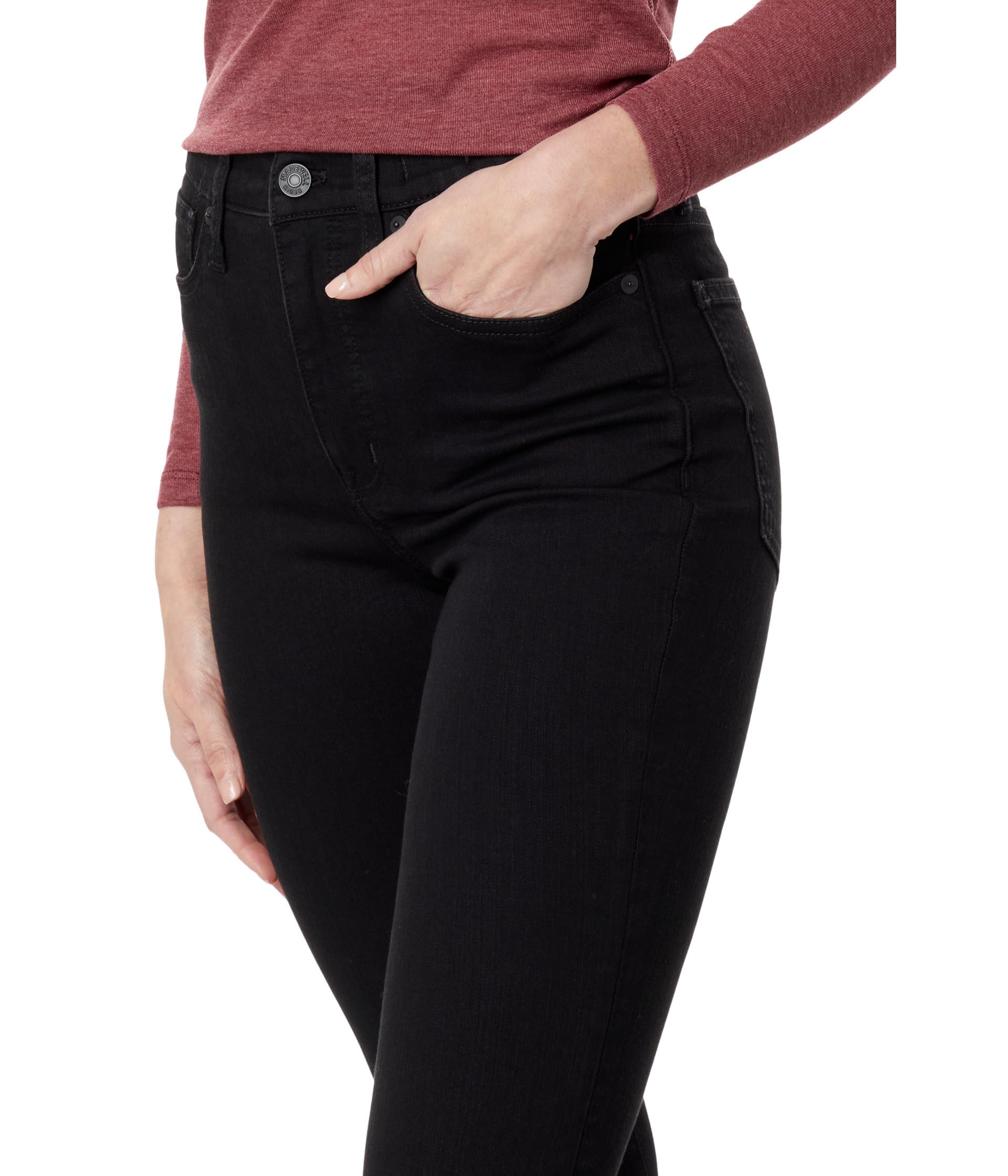 Madewell Women's High Waist Skinny Flare Jeans - Stretch Denim Pants for Casual Wear & Office Outfits | Perfect for Everyday Style & Date Nights