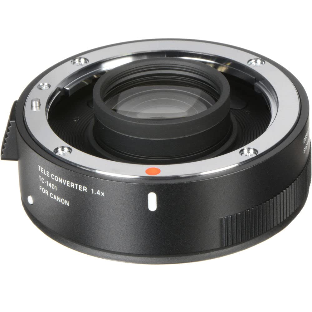 Sigma TC-1401 1.4X Teleconverter for Canon EF Lenses (879101) - Complete Bundle with Backpack, 64GB SD Card, Card Reader, Cleaning Kit, Flexible Tripod, Memory Wallet, IR Remote & Lens Cap Keeper - Perfect for Wildlife, Sports & Portrait Photography
