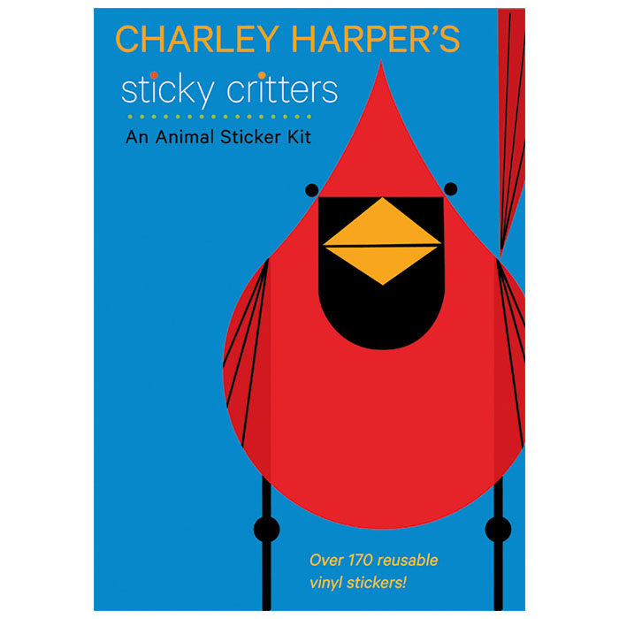 Charley Harper’s Sticky Critters: Animal Sticker Kit for Kids - Creative Art, Scrapbooking & DIY Projects