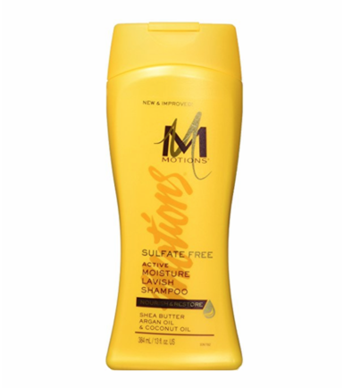Motions Moisture Lavish Shampoo for Dry & Damaged Hair - 13 oz Hydrating Formula with Argan Oil - Perfect for Curly, Coily & Natural Hair Types - Salon Quality Deep Conditioning at Home