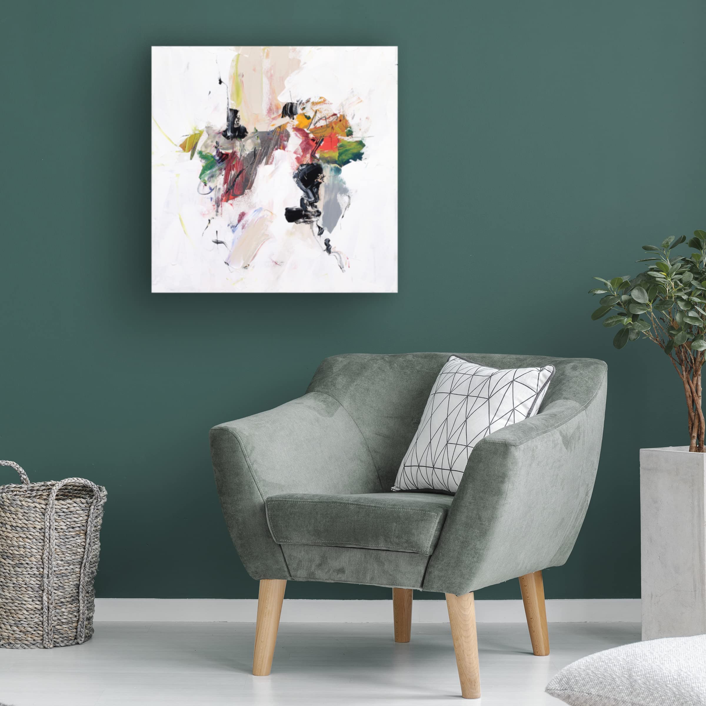 Trademark Fine Art 'Go For It' Canvas Wall Art by Suzanne McCourt - Modern Home Decor for Living Room, Bedroom & Office