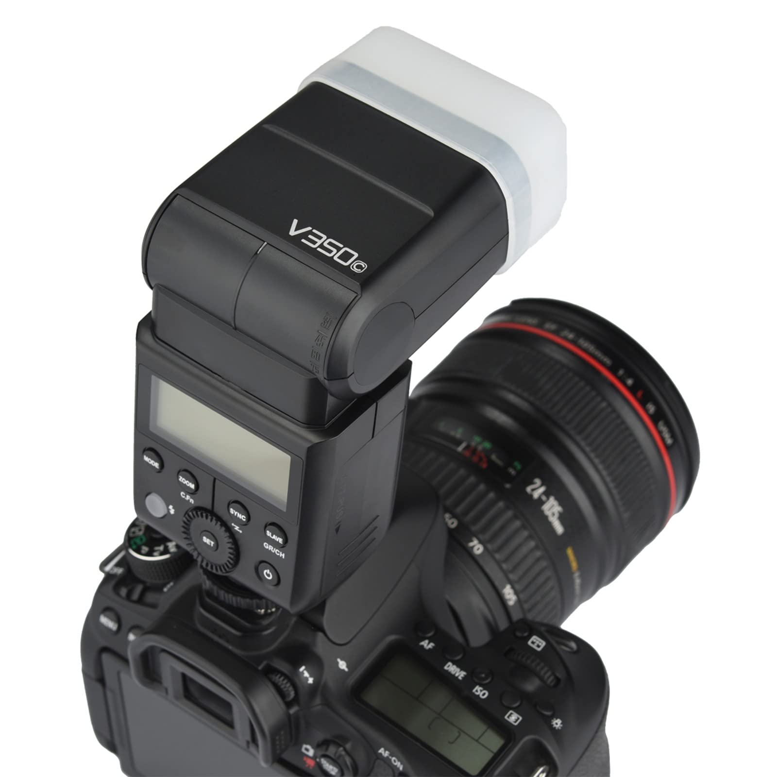 Godox V350C Flash with X3-C Trigger for Canon | 1/8000s HSS, 2.4G Wireless, GN36 | TTL Speedlight for Canon 6D, 80D, 77D, 70D, 60D, 50D | Perfect for Portrait, Wedding & Event Photography