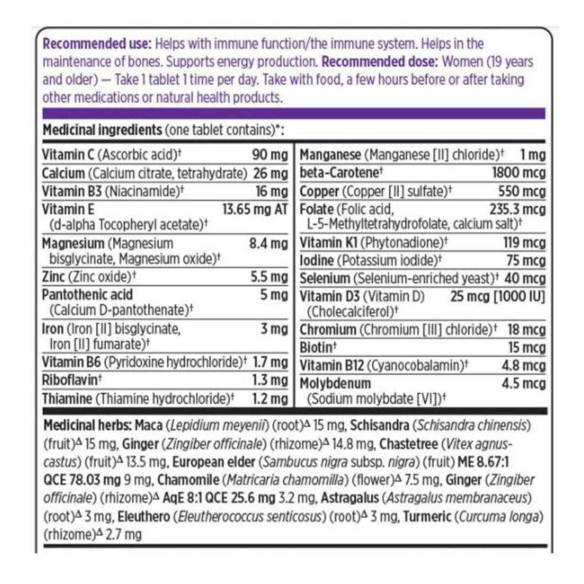 New Chapter Every Woman's One Daily Multivitamin 60 Tablets - Women's Multivitamin Supplement with Organic Ingredients for Energy, Immunity & Hormone Balance - Perfect for Busy Women & Active Lifestyles