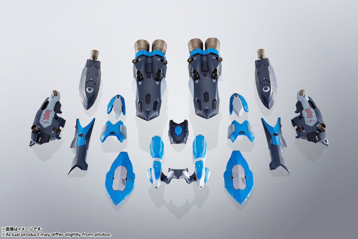 Bandai DX Chogokin Macross Delta VF-31J Super Siegfried Hayate Immelmann Action Figure - Collectible Anime Robot Toy for Display & Play | Perfect for Fans & Model Enthusiasts