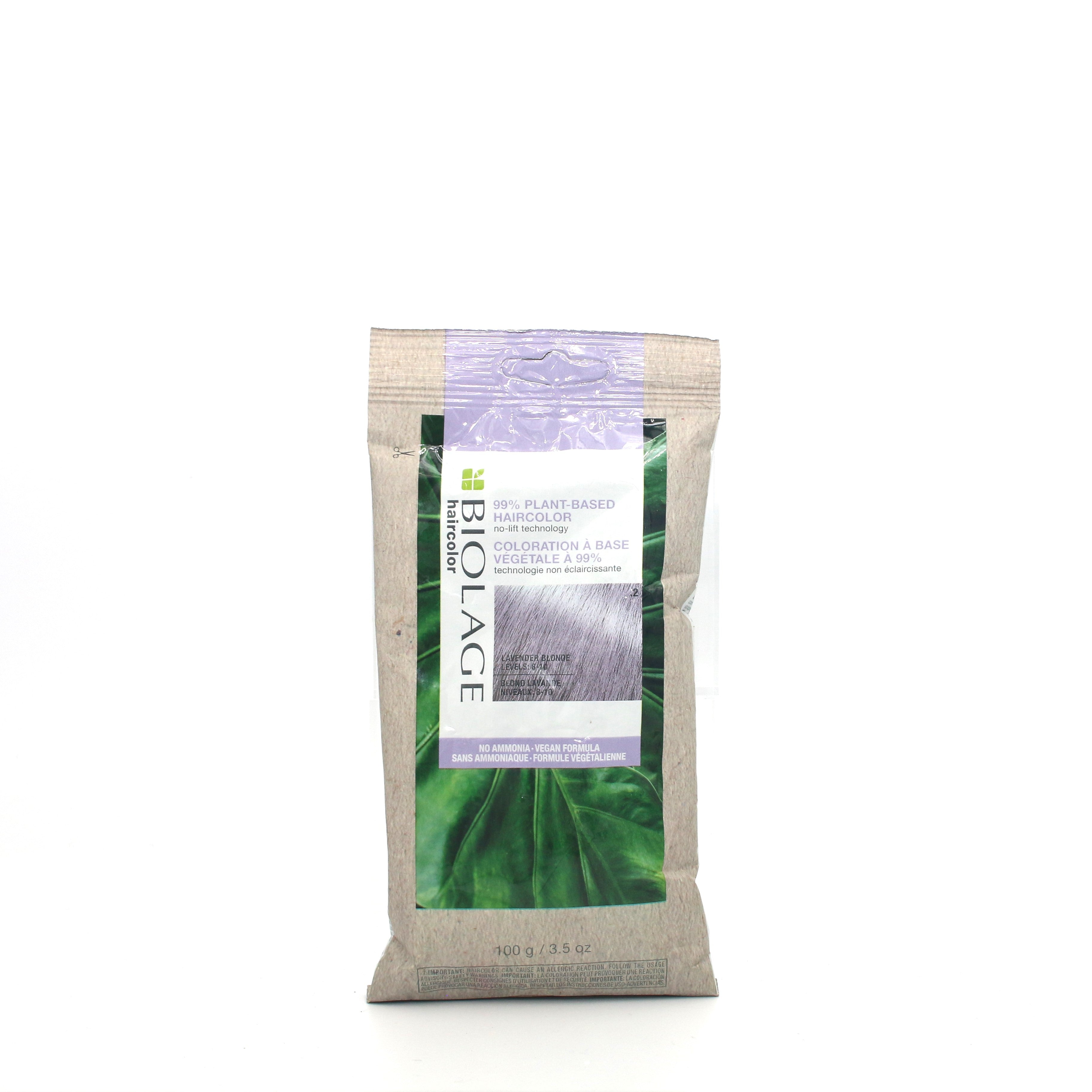 MATRIX Biolage Plant-Based Hair Color - Lavender Blonde 3.5 oz | Vegan, Ammonia-Free Hair Dye for Natural Highlights | Perfect for Brunettes Wanting Subtle Pastel Tones