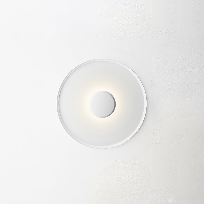 Modern LED Wall Sconce Light - Dimmable Bedroom Lighting Fixture for Living Room, Hallway & Bedside - Energy Saving Home Decor (Brushed Nickel)