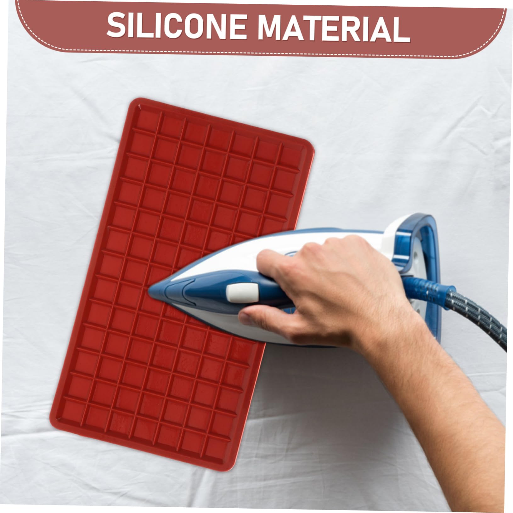 HOMSFOU Ironing Board Mat - Heat Resistant Ironing Pad with Protective Cover for Smooth Ironing - Perfect for Home, Laundry Room, and Travel Use