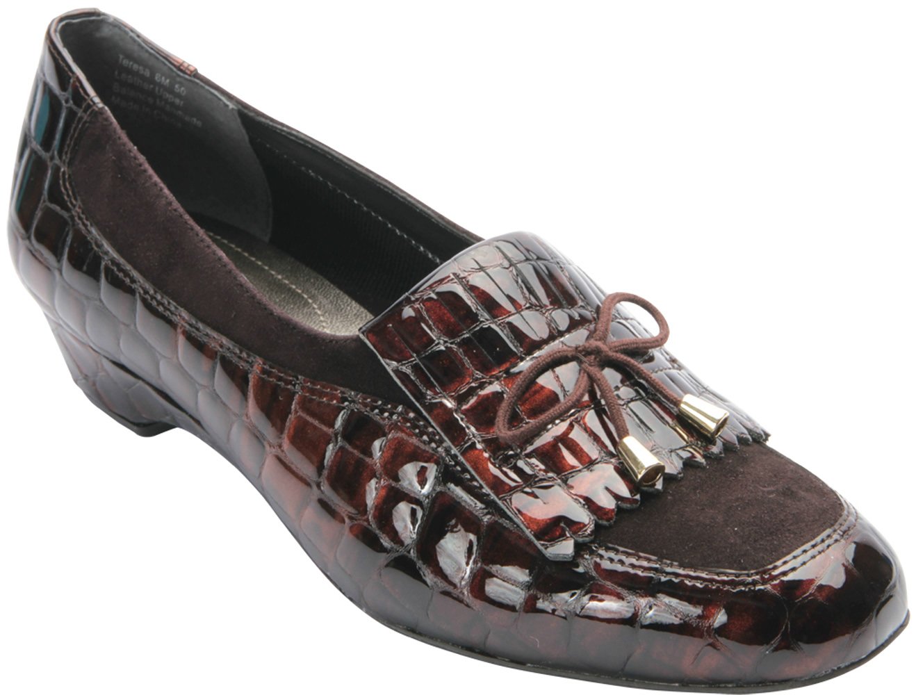 Ros Hommerson Teresa Women's Casual Leather Slip-On Loafers - Comfortable Walking Shoes for Work, Travel & Everyday Wear