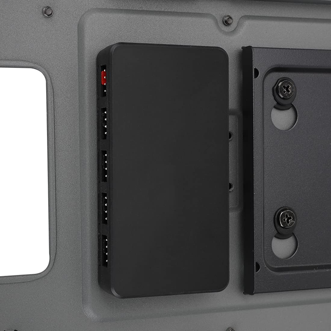 PWM Fan Hub PC Case Fan Controller 4 Pin - Supports 10 Computer CPU Fans Splitter with PWM Control for Gaming PC, Workstation & Server Cooling Systems