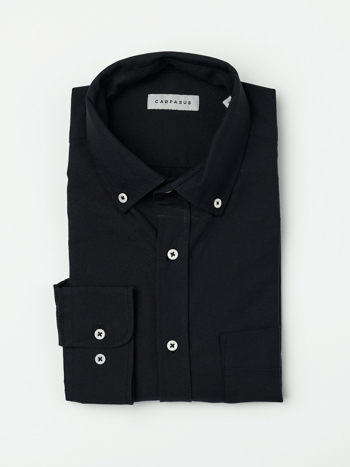 Premium Black Oxford Shirt for Men - Classic Button Down Dress Shirt for Business & Casual Wear - Office, Date Night & Formal Events