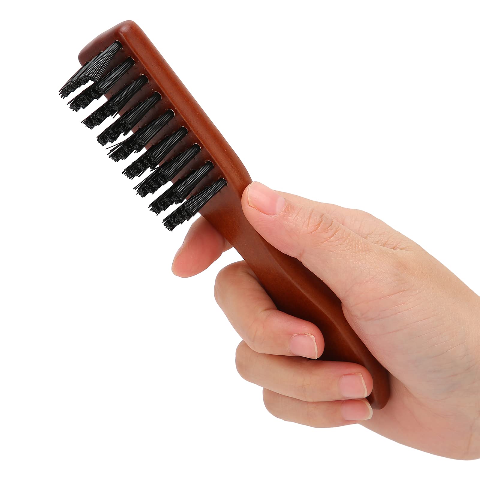 Professional Beard Brush & Neck Dust Brush - Retro Oil Hair Trimmer Brush for Men, Durable & Non-Deformable Facial Cleansing Tool - Perfect for Grooming, Styling & Daily Beard Care Routine at Home or Travel