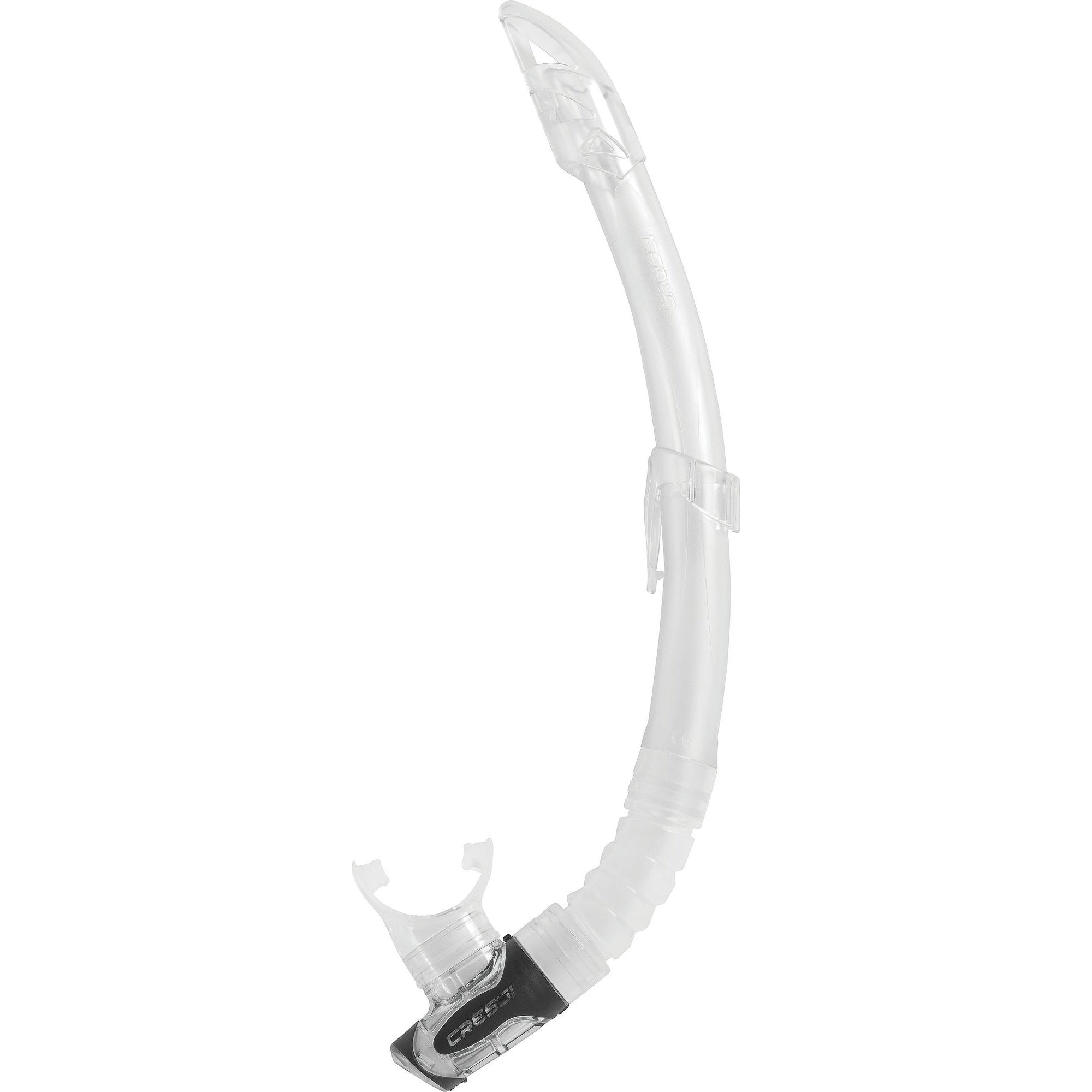 Cressi Gamma Snorkel - Premium Dry Top Snorkel for Adults & Kids - Comfortable & Anti-Leak Design - Perfect for Swimming, Snorkeling & Beach Vacations
