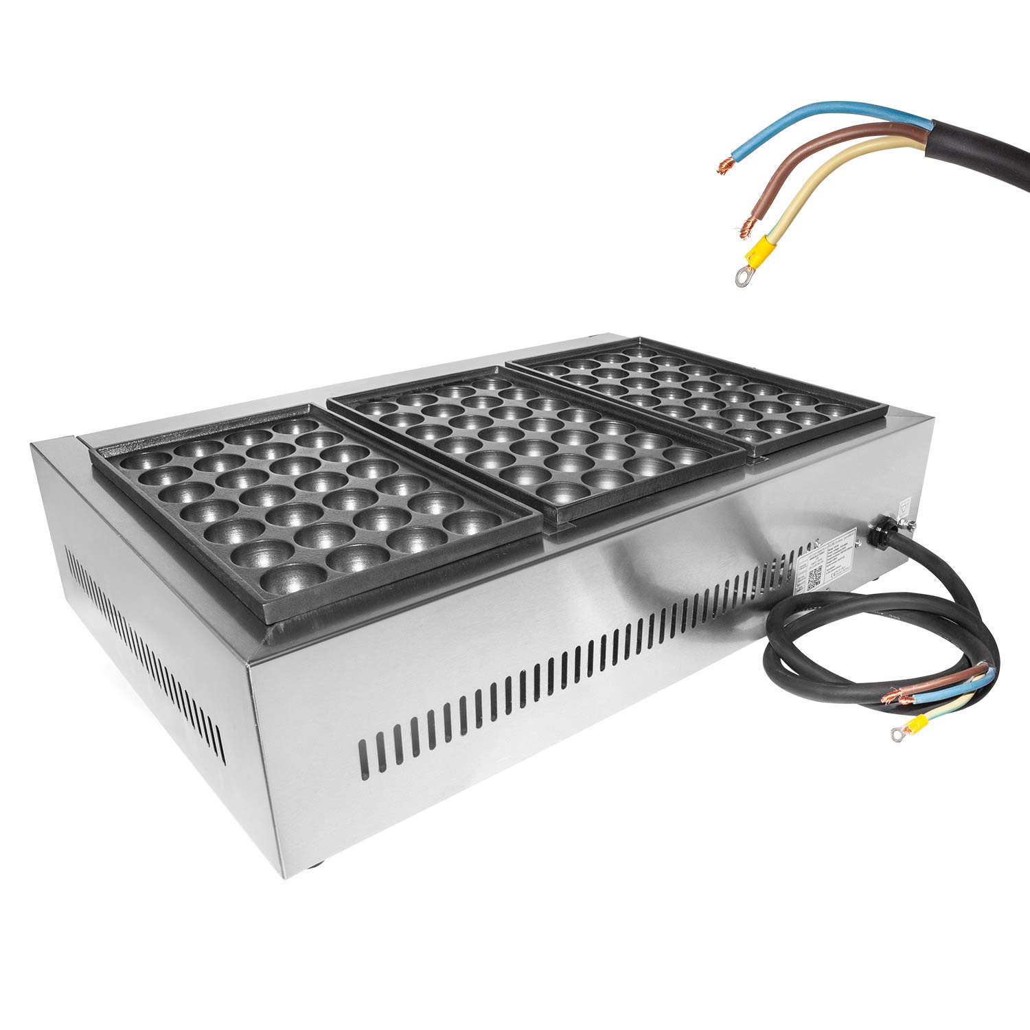 Electric Takoyaki Grill Maker with Nonstick Coating - 110V for Home Use (84 Pcs) | Perfect for Japanese Street Food, Party Snacks & Family Cooking