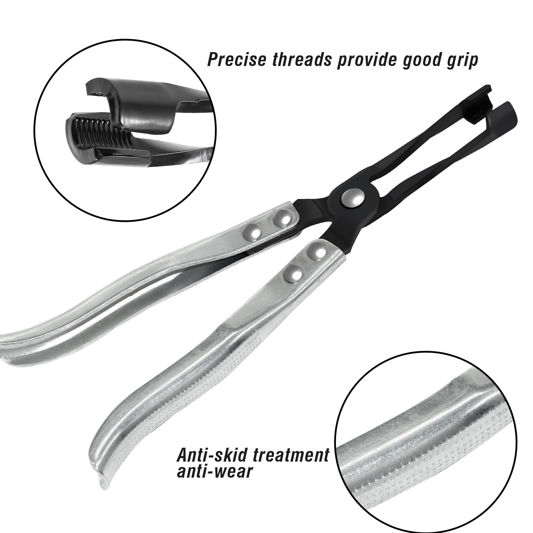 Valve Stem Removal Tool - Automotive Long Valve Stem Seal Pliers for Motorcycle, ATV & Small Engine Vehicles - Professional Seal Removal Tool for Tire Repair & Maintenance