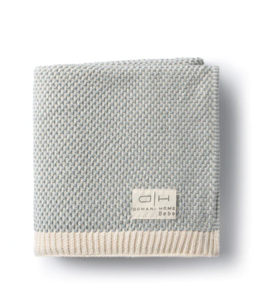 DOMANI HOME BRUNELLO KNIT BLANKET - Soft & Cozy Oversized Throw Blanket for Couch, Bed & Sofa - Perfect for Winter, Fall & Home Decor (One Size)
