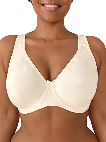 Fruit of the Loom Women's Cotton Comfort Wireless Bra - Soft Support for Everyday Wear, Workouts & Relaxation