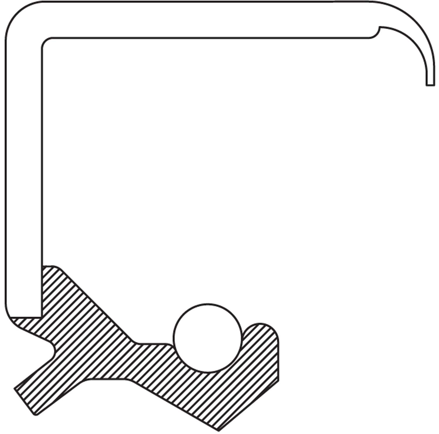 National 474288 Manual Transmission Output Shaft Seal Replacement Part - Compatible with Various Vehicle Models for Smooth Gear Shifting Performance