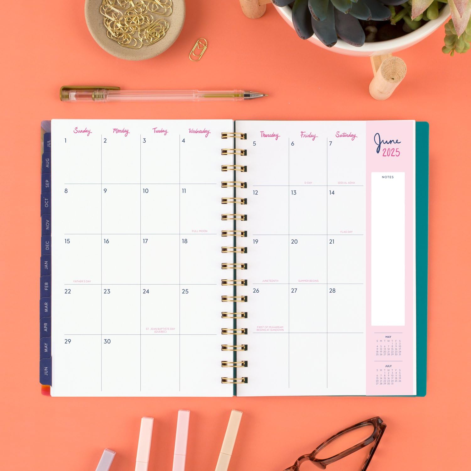 Cambridge Planner 2024-2025 Academic Year - EttaVee Weekly & Monthly Planner, 5.5