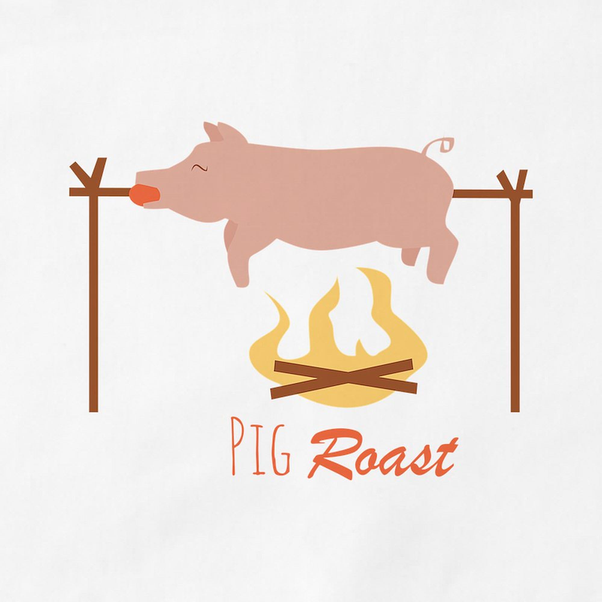 Pig Roast Kitchen Apron with Pockets - BBQ Grilling & Baking Apron for Men & Women - Perfect for Outdoor Cooking, Backyard Parties & Holiday Gatherings