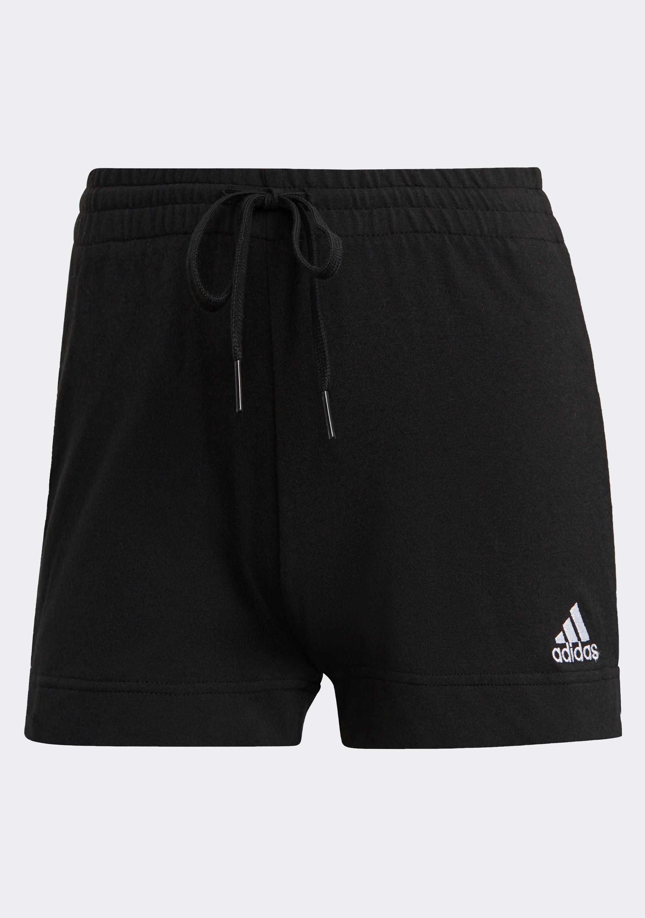 Adidas Women's Essentials Slim 3-Stripe Workout Shorts - Lightweight Comfort for Running, Yoga & Gym - Perfect for Active Lifestyles