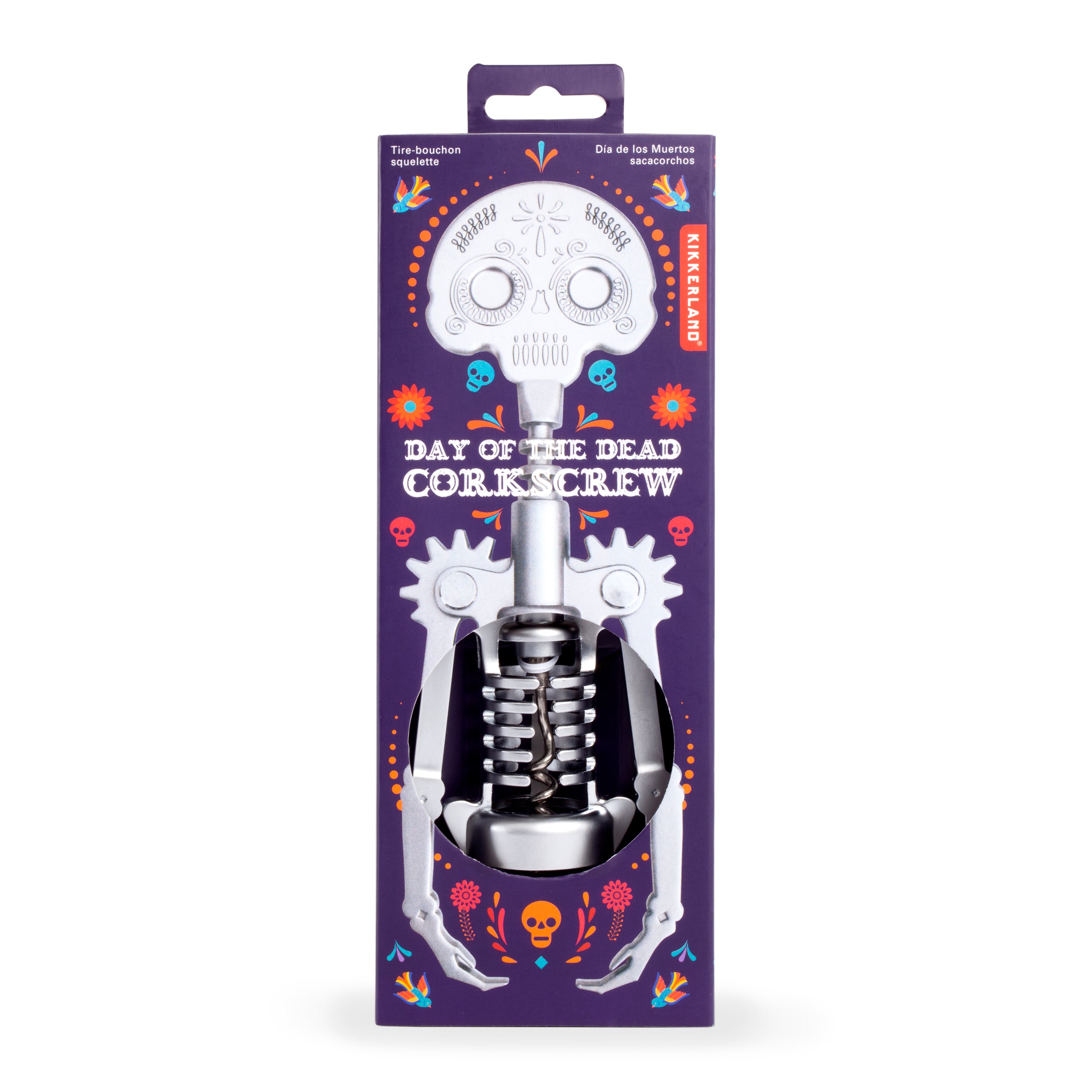 Day of the Dead Corkscrew - Unique Mexican-Themed Wine Opener for Halloween & Dia de los Muertos Celebrations