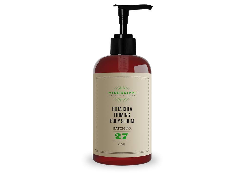 Gotu Kola Firming Body Serum - 8oz | Natural Skin Tightening & Hydrating Lotion for Cellulite & Stretch Marks | Perfect for Post-Pregnancy & Weight Loss Care