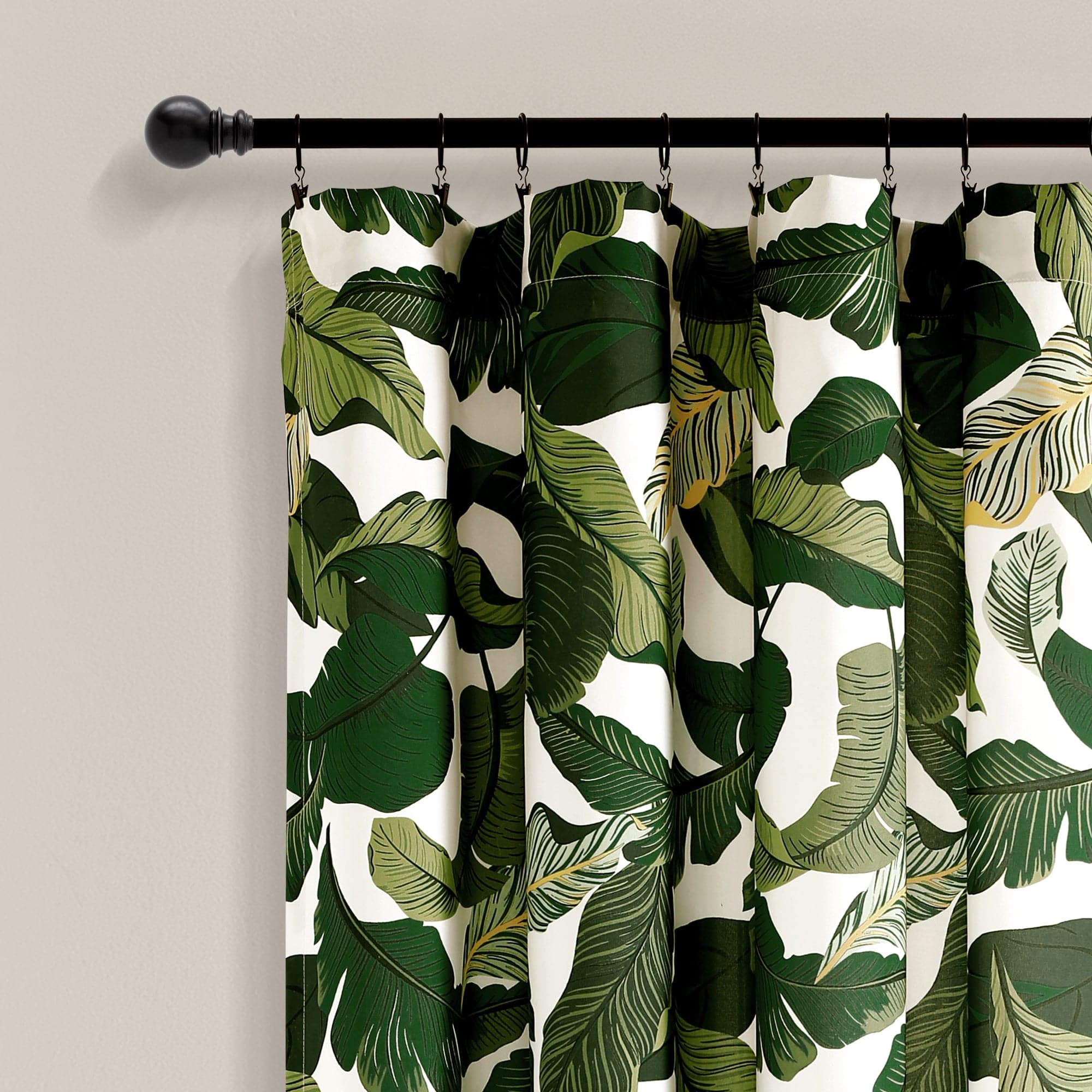 Tropical Paradise Window Curtain Panel Set - Vibrant Floral Print Blackout Drapes for Living Room & Bedroom - Perfect for Beach House Decor, Vacation Rental & Coastal Style Homes