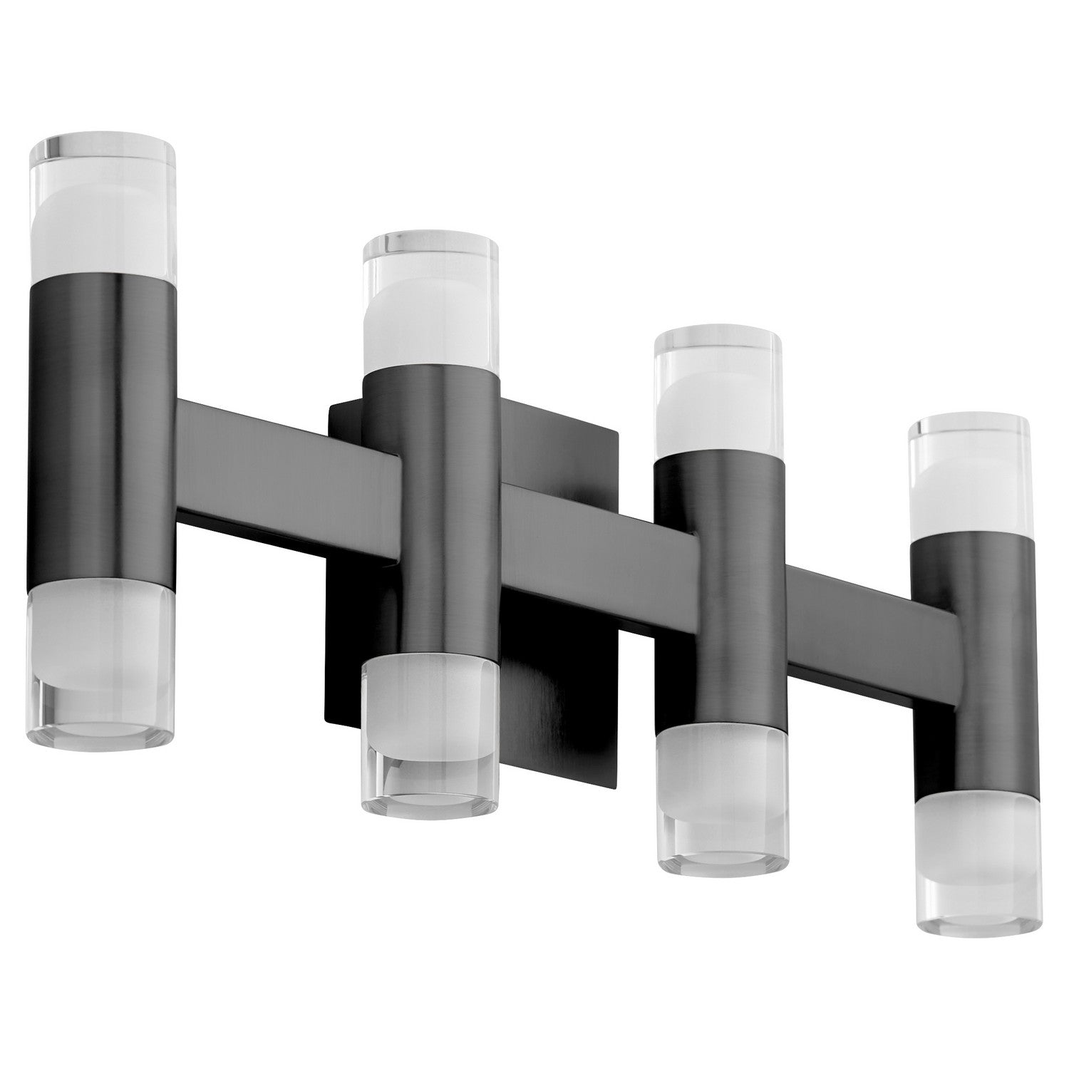 Oxygen ALARUM 3 597 15 Black Bathroom Vanity Light Fixture 21 Inch - Perfect for Modern Bathroom Lighting and Mirror Illumination