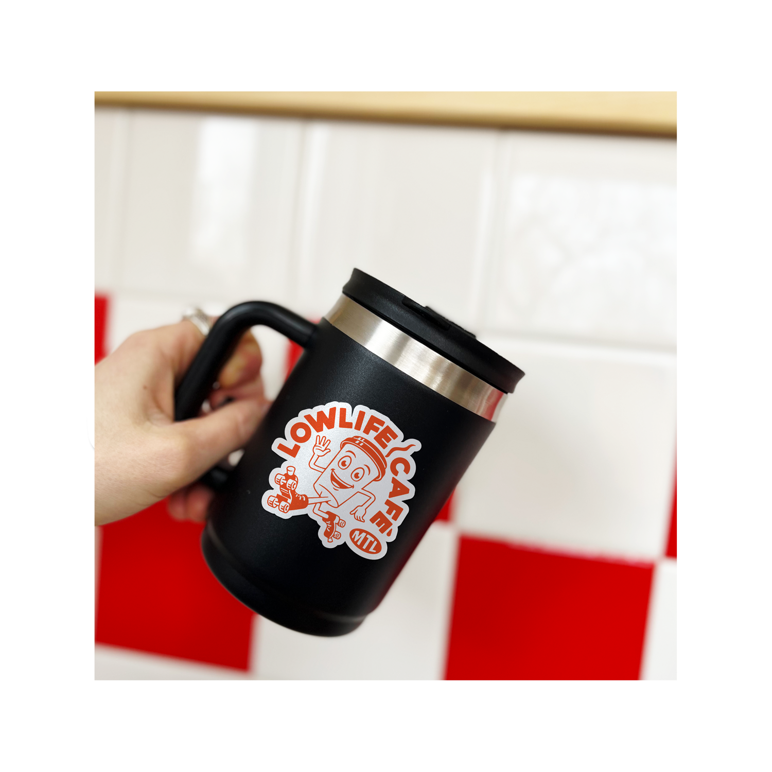 Lowlife Café 3 Pack Vinyl Stickers - Waterproof Decals for Laptops, Water Bottles & Skateboards - Trendy Kawaii Aesthetic Stickers for Teens & Adults