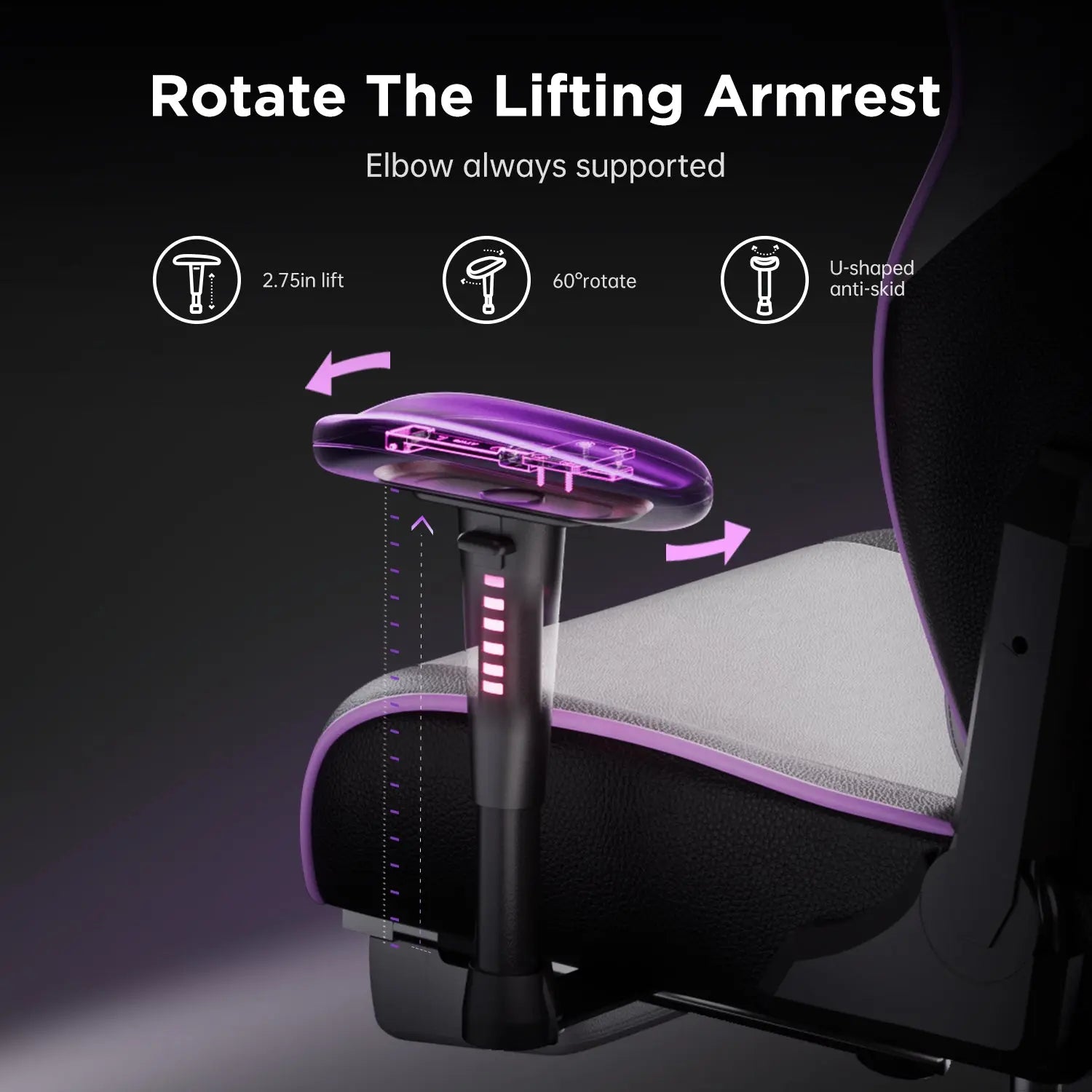 AutoFull C3 Pro Ergonomic Gaming Chair with Upgraded Lumbar Support - Perfect for PC Gaming, Office Work & Home Comfort