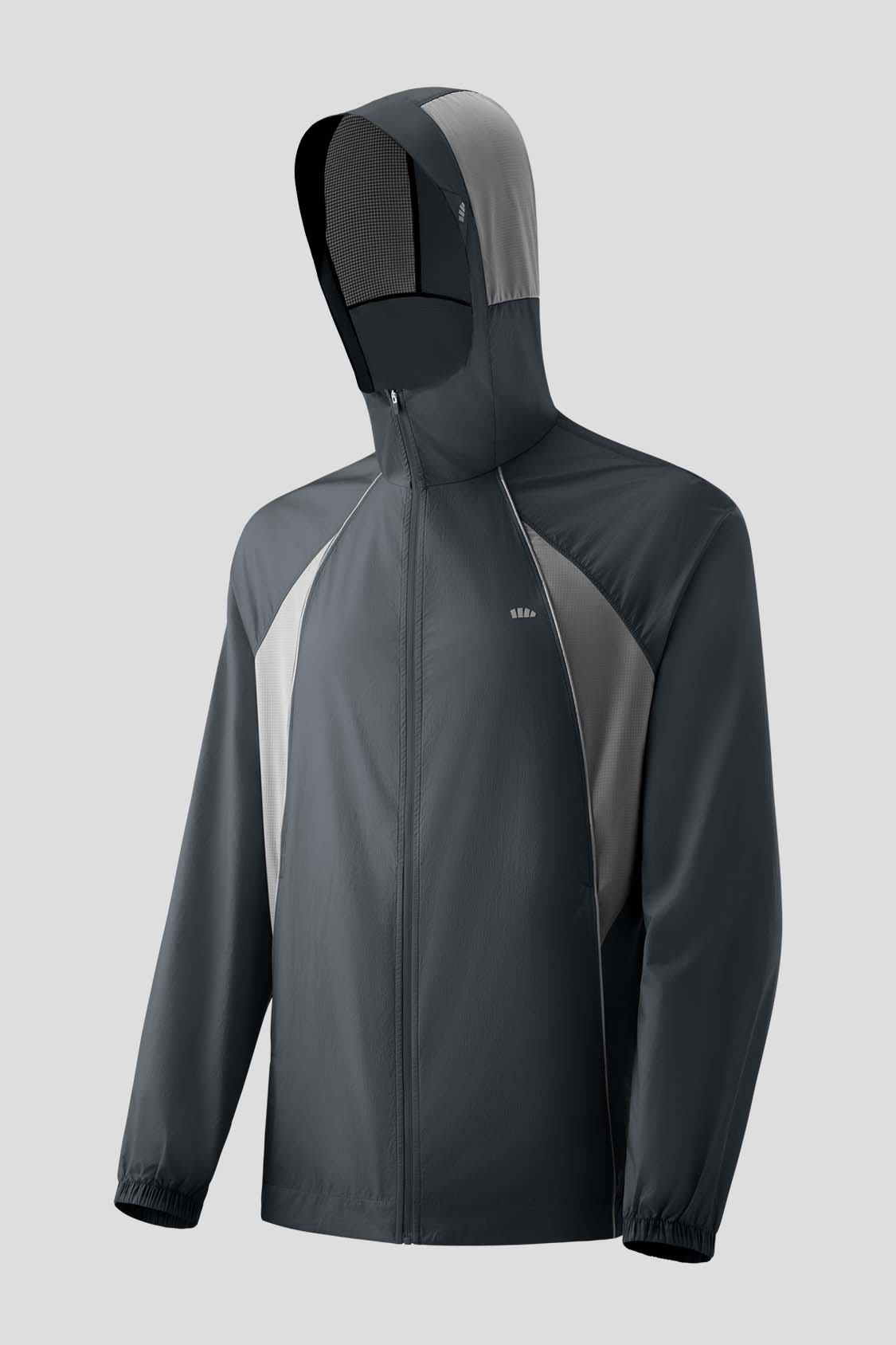 Defend Men's Lightweight Water Repellent Sun Jacket UPF50+ WR938 - Breathable UV Protection Windbreaker for Hiking, Fishing & Outdoor Activities