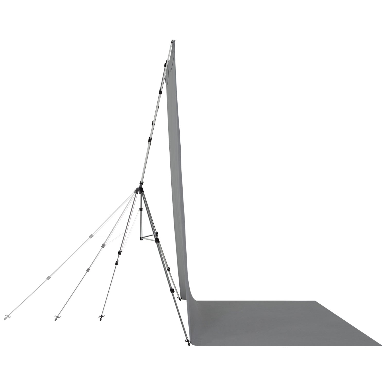 X Drop Pro Backdrop Stand - 8' and 5' Wide Photography Background Support System for Studio, Portrait, and Video Shooting