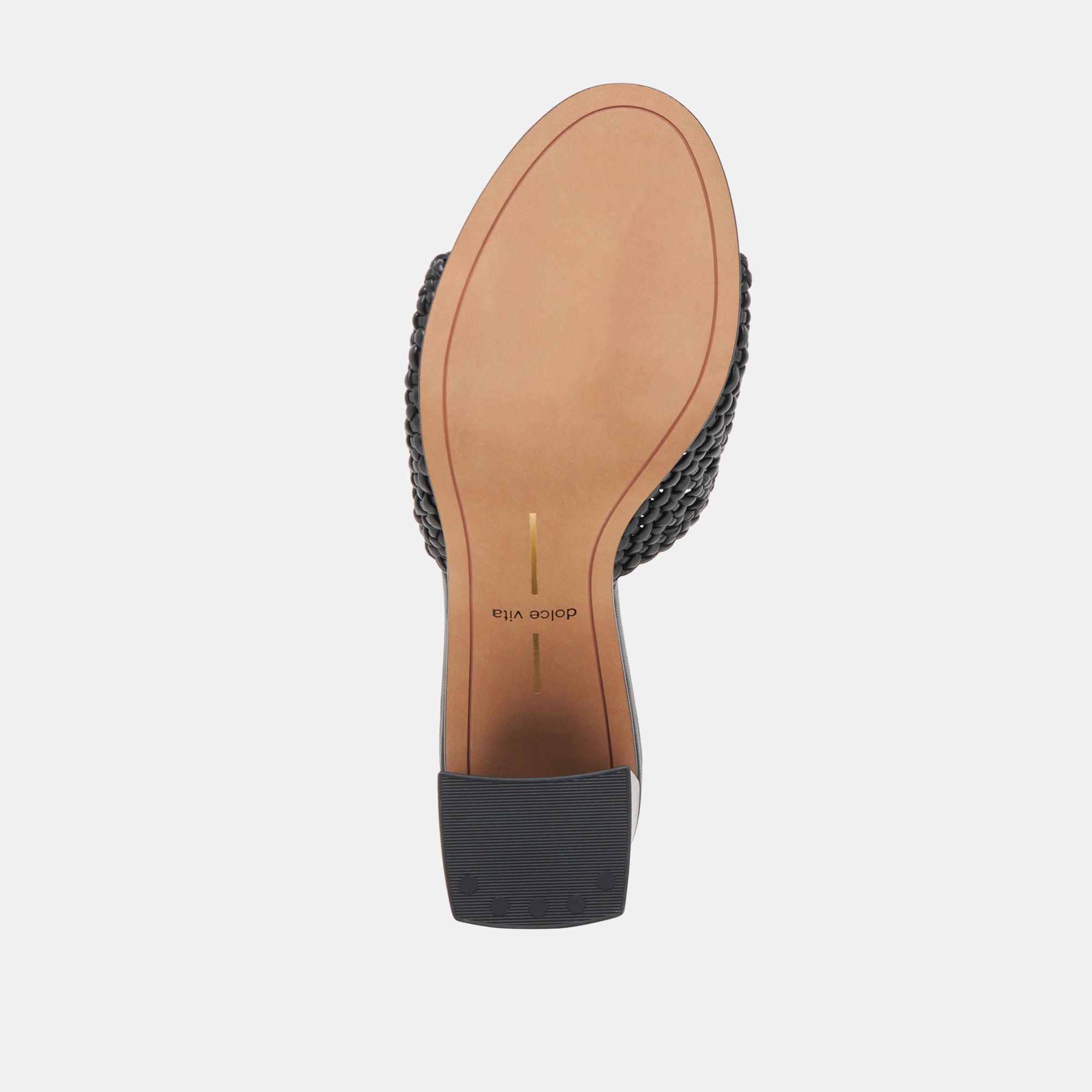 MARGOE Black Woven Stella Heels - Women's Fashion High Heels for Party, Wedding & Evening Events