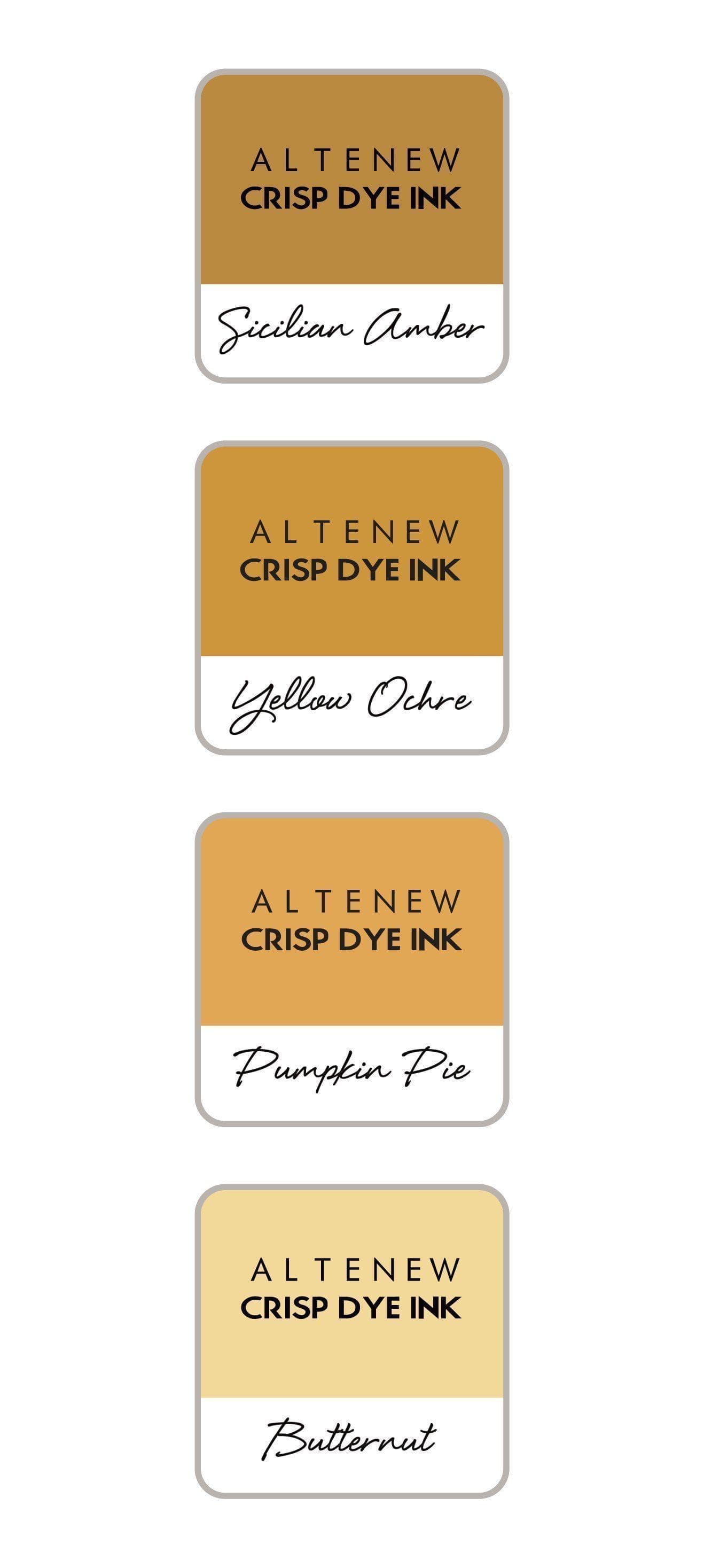 Fall Harvest Crisp Dye Ink Mini Cube Set - 48 Vibrant Colors for Card Making, Scrapbooking & DIY Crafts - Perfect for Autumn-Themed Projects & Seasonal Greeting Cards