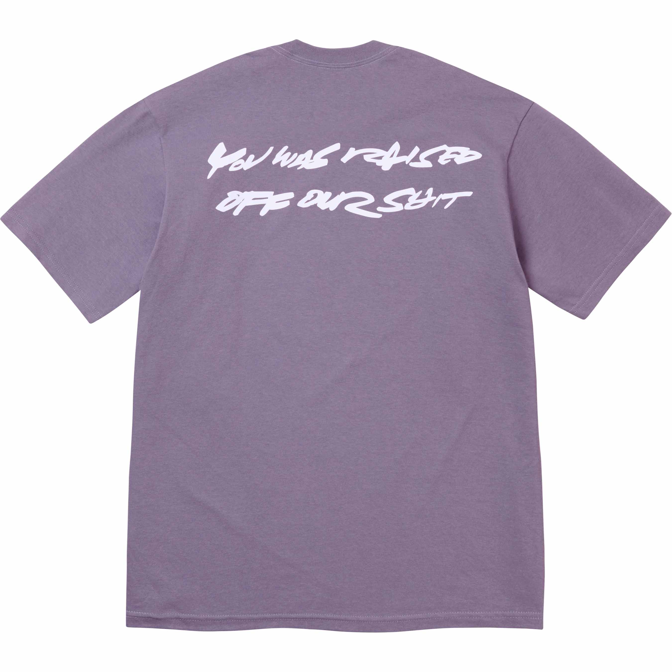 Supreme Futura Box Logo T-Shirt - Purple Cotton Streetwear Tee for Men & Women | Perfect for Casual Wear, Street Style & Urban Fashion