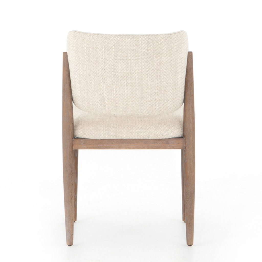 Joren Dining Chair - Irving Taupe Upholstered Side Chair for Kitchen, Dining Room & Office - Comfortable Modern Accent Seating