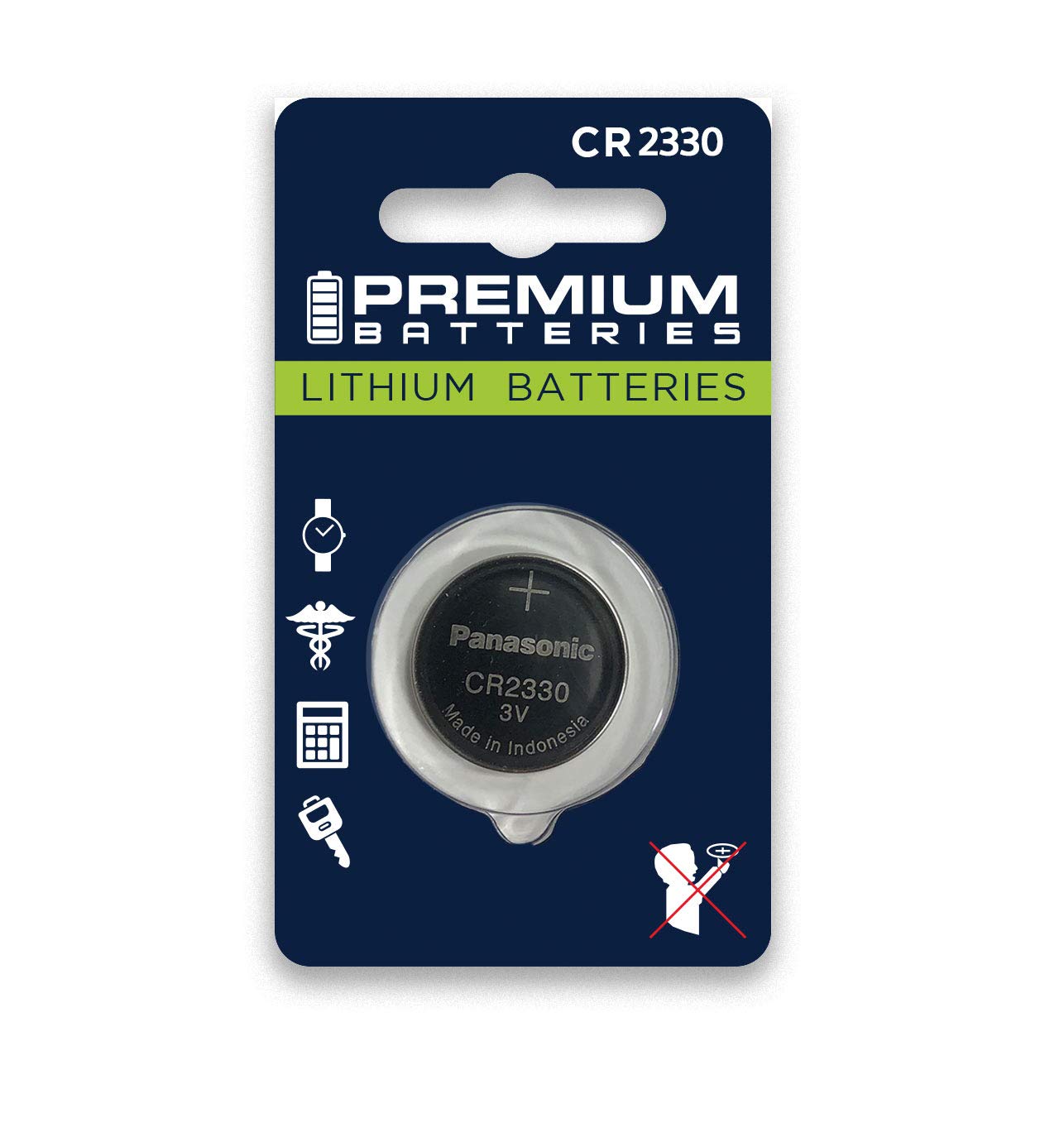 Premium CR2330 3V Lithium Coin Cell Battery - Japanese Engineered High Capacity (6 Pack) for Watches, Calculators, Key Fobs & Medical Devices