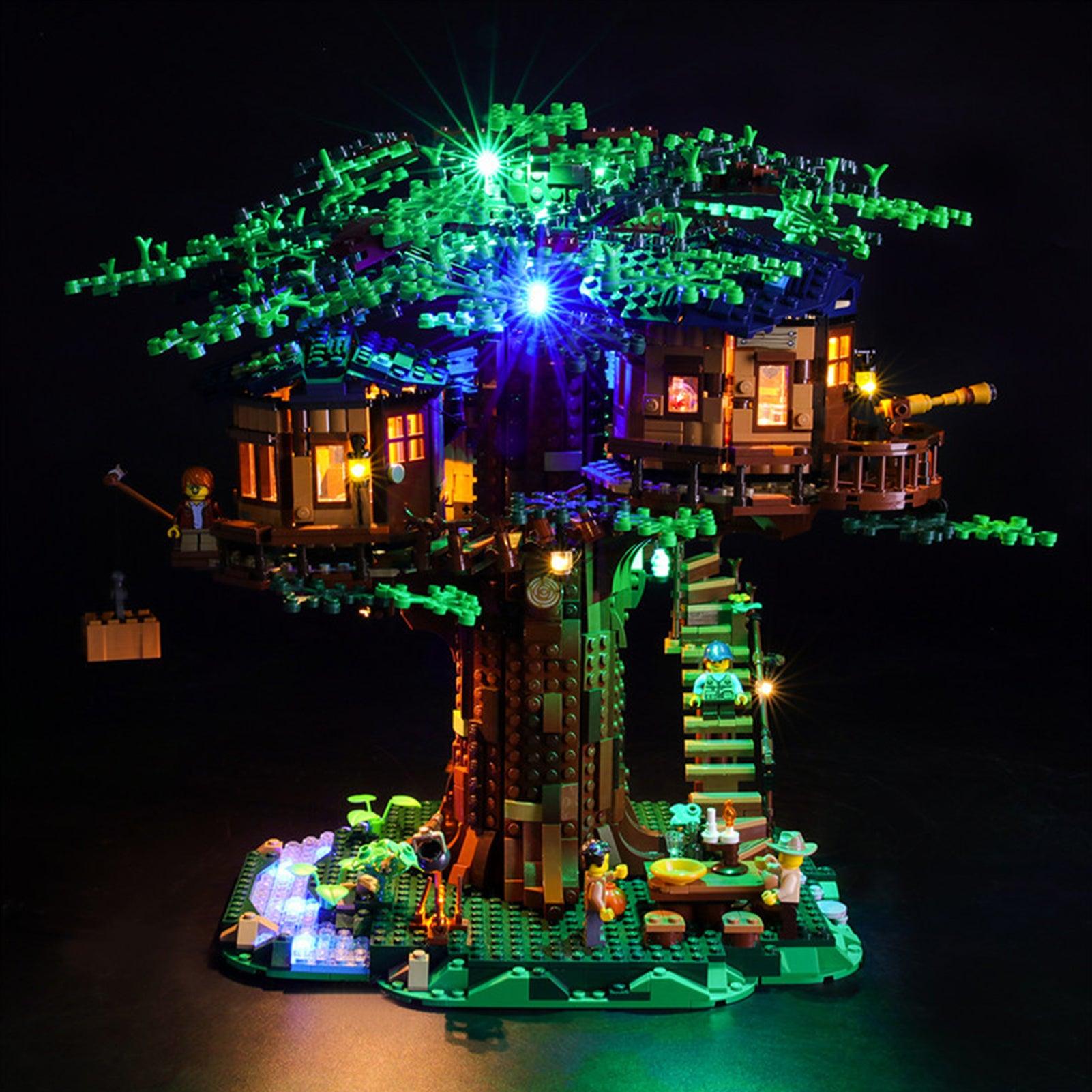 **LEGO Ideas Tree House Building Kit 21318 - Light Set for Enhanced Display & Nighttime Play - Perfect for LEGO Enthusiasts & Home Decor**