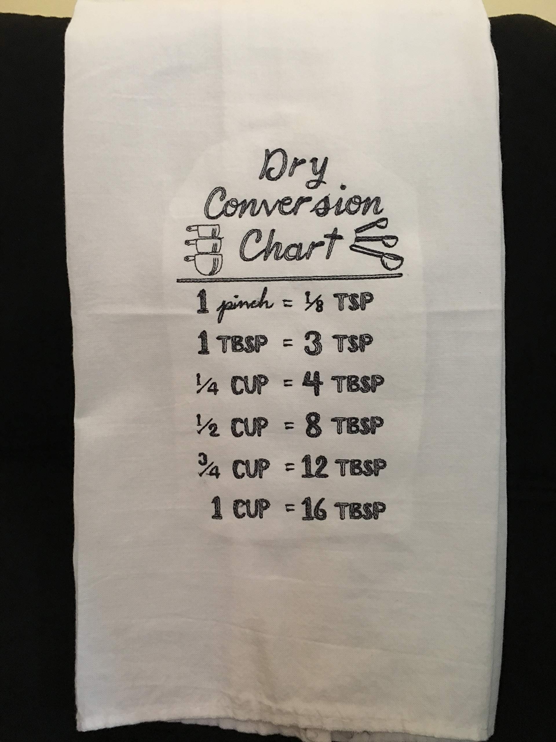 Premium Embroidered Kitchen Towels Set of 2 - Absorbent Cotton Dish Towels for Drying Dishes & Hands - Elegant Home Decor for Modern Kitchens, Perfect Housewarming Gift