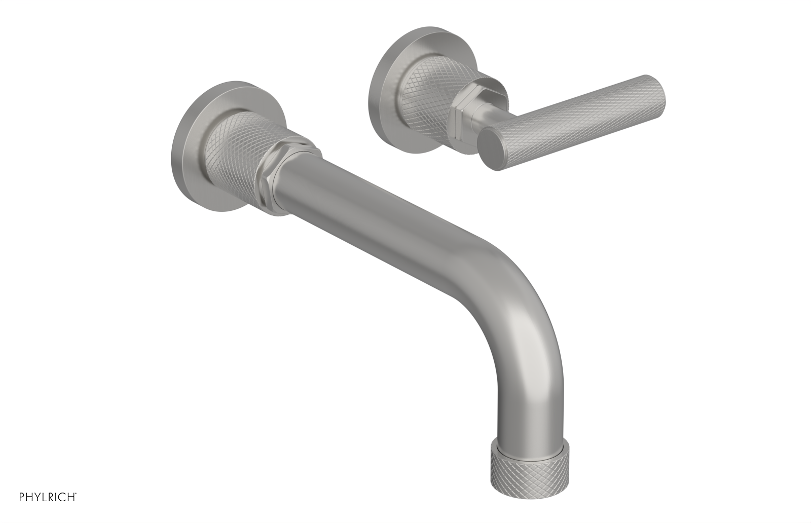 DUSTRIE Single Handle Wall Mount Bathroom Faucet Set - 7 5/8