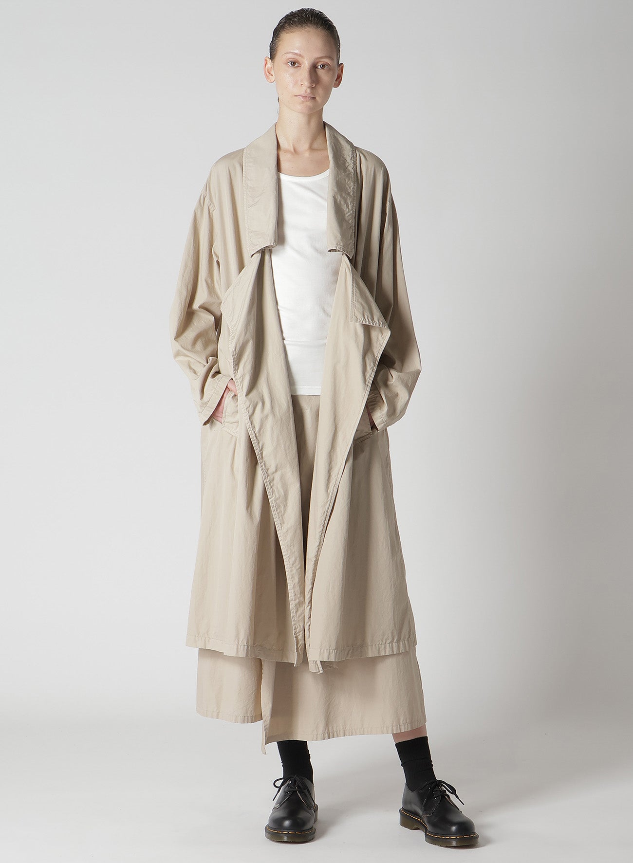 Premium Cotton Broadcloth Dyed Big Collar Trench Coat for Women - Stylish Outerwear for Fall & Winter Fashion, Office Wear & Casual Outings