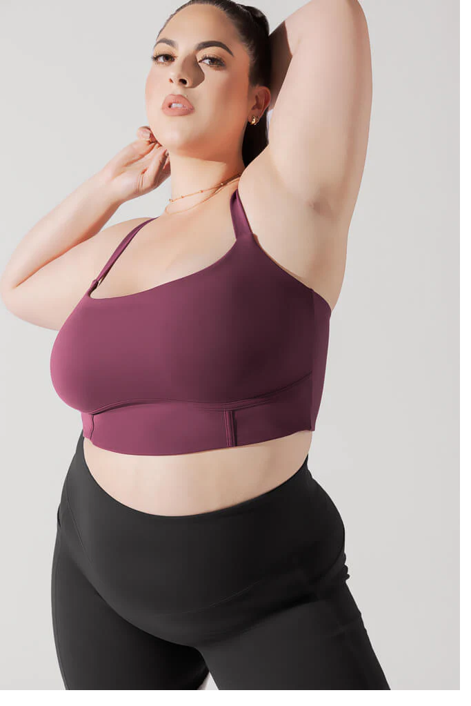 Daphne Corset Crop Top for Women - Sexy Bustier Lace-Up Bustier Shirt in Plum Purple | Perfect for Date Night, Club Outfits & Boudoir Photography