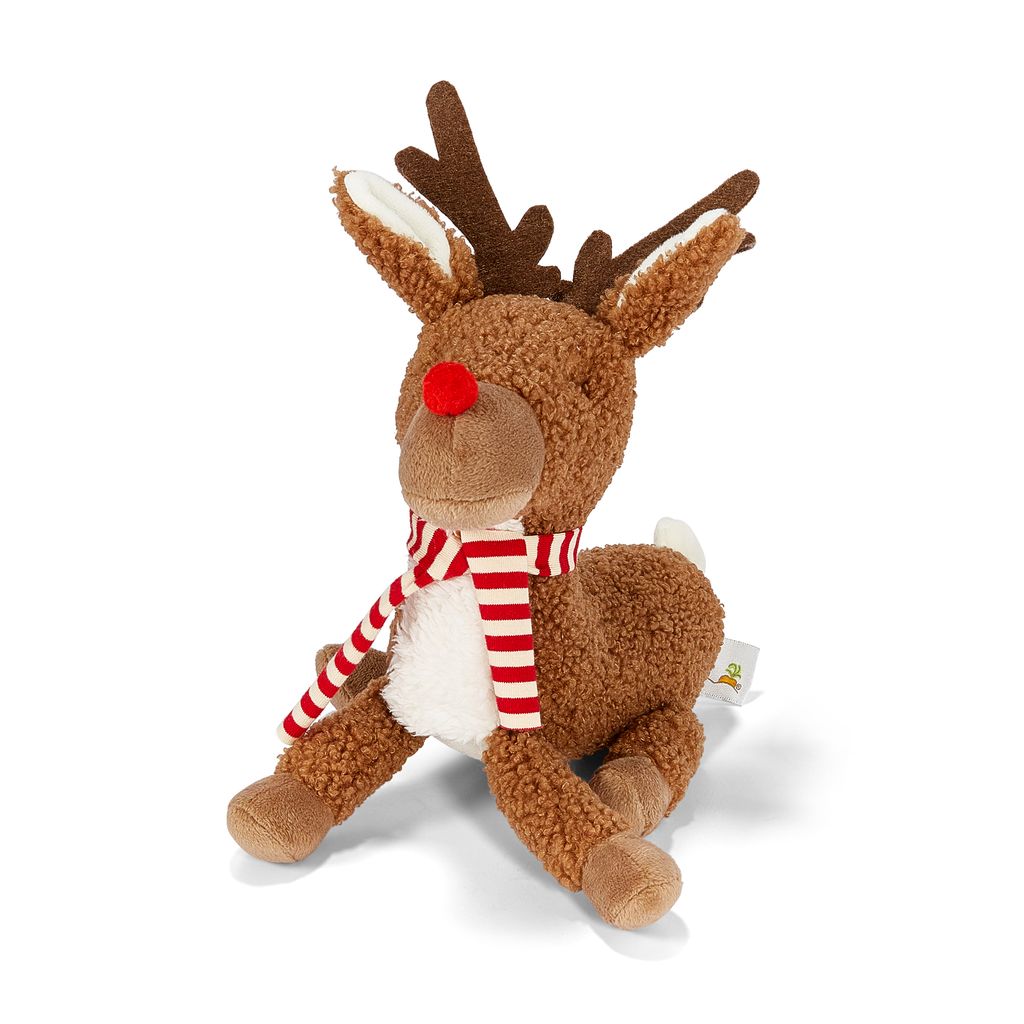 Rudie the Reindeer - Festive Christmas Plush Toy for Kids & Holiday Decor | Perfect for Gifts, Stocking Stuffers & Seasonal Home Decorations
